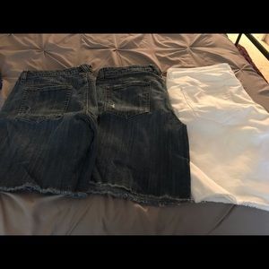 3 pair JLo denim shorts all 3 for $25